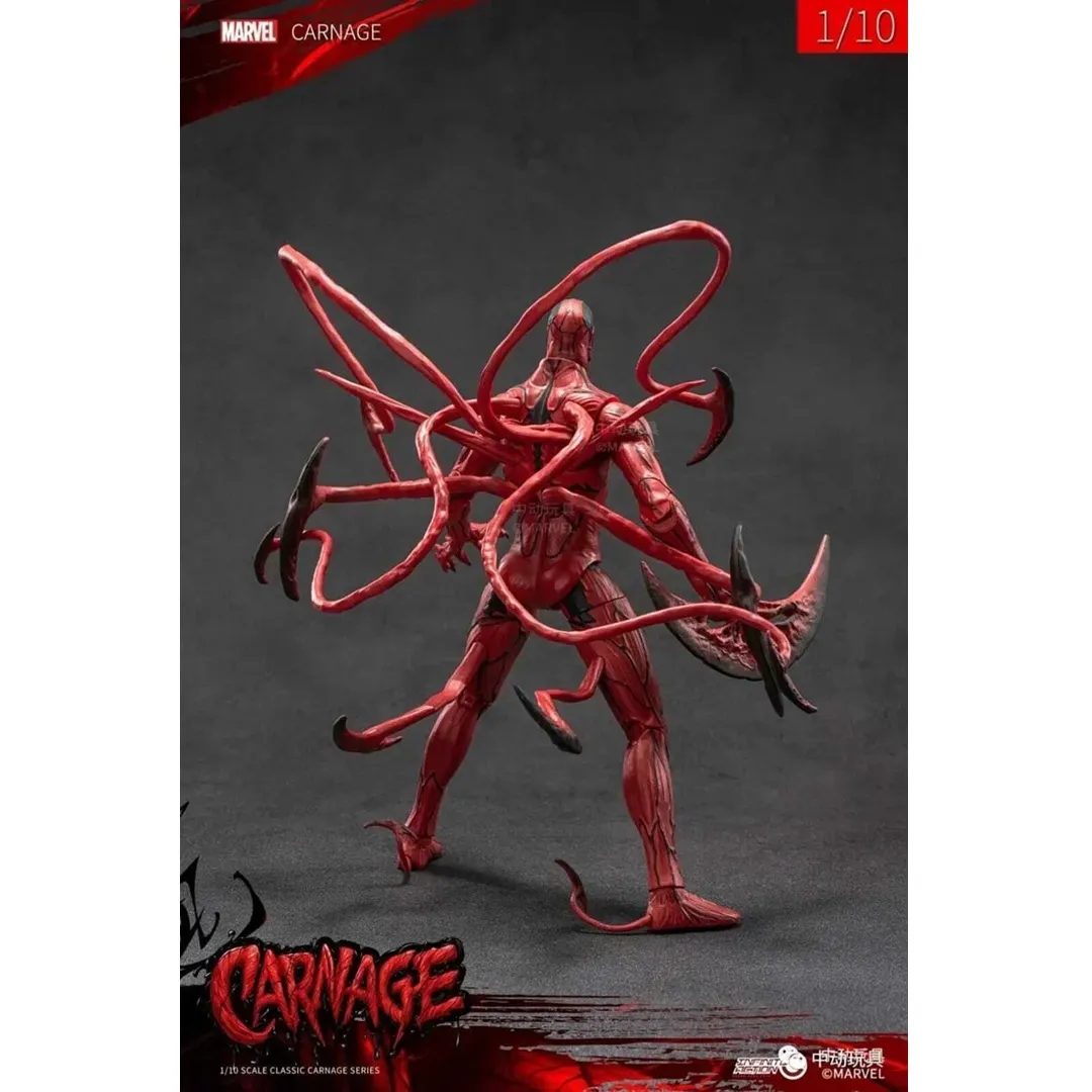 ZD Toys Carnage Marvel 1/10 Scale Action Figure for 14+ Years - Image 3