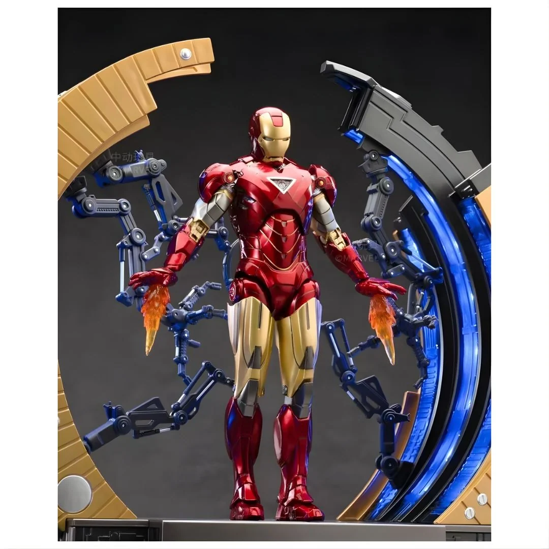 ZD Toys Iron Man Mark 6 Suit Up Gantry Action Figure Set for 14+ Years - Image 2